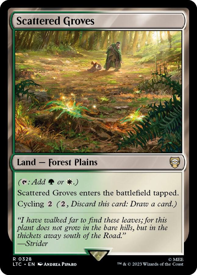 Scattered Groves 328 (Commander: The Lord of the Rings: Tales of Middle-earth)  | Good Games Adelaide SA