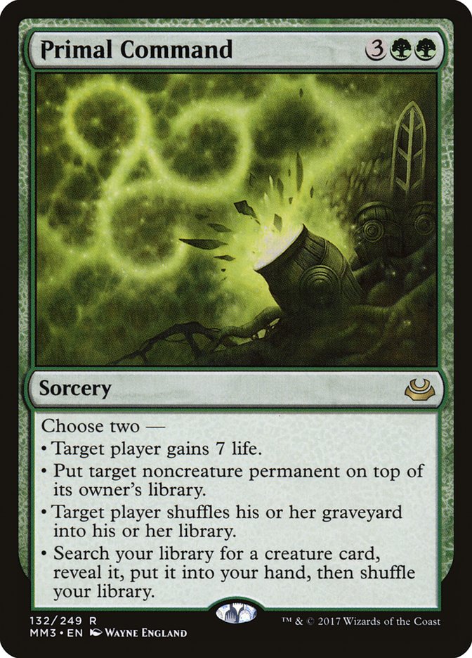 Primal Command 132 (Modern Masters 2017)  - Foil | Good Games Adelaide SA