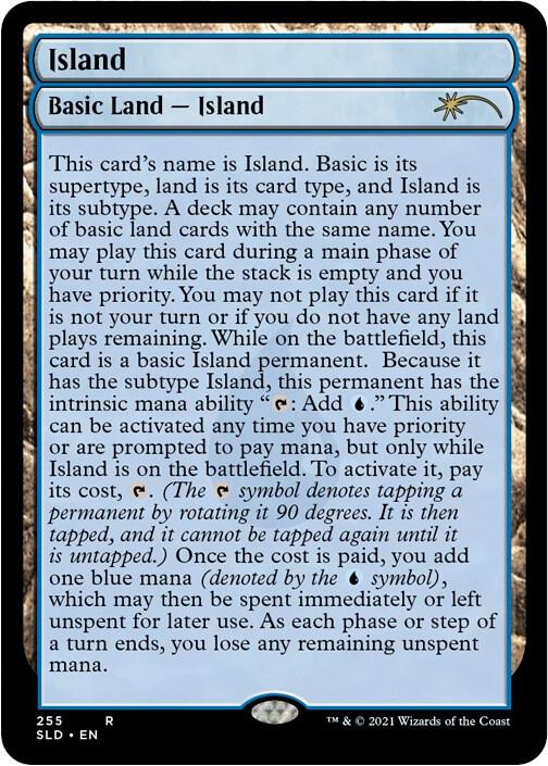 Island 255 Full Text Lands 255 (Secret Lair Drop Series)  | Good Games Adelaide SA