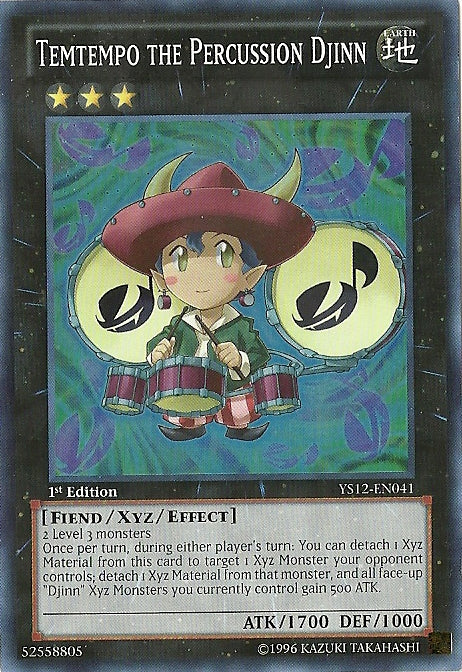 Temtempo the Percussion Djinn [YS12-EN041] Super Rare | Good Games Adelaide SA