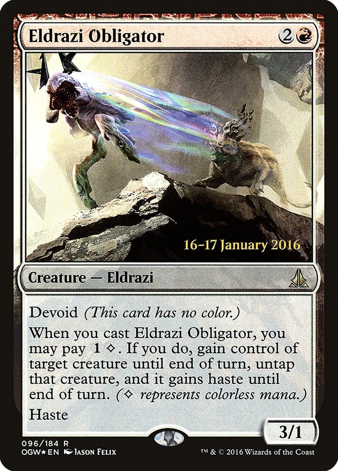 Eldrazi Obligator [Oath of the Gatewatch Promos] | Good Games Adelaide SA