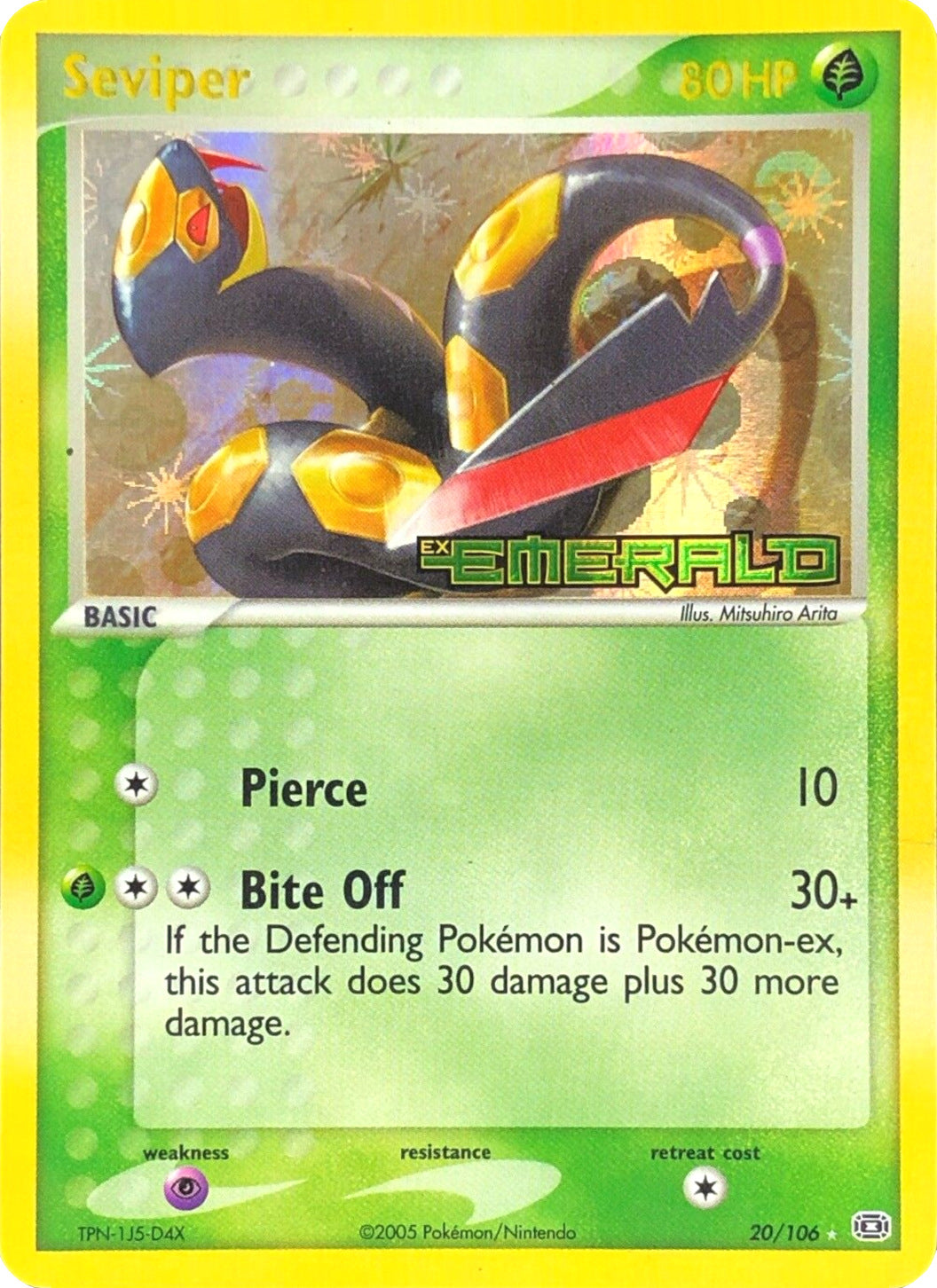 Seviper (20/106) (Stamped) [EX: Emerald] | Good Games Adelaide SA
