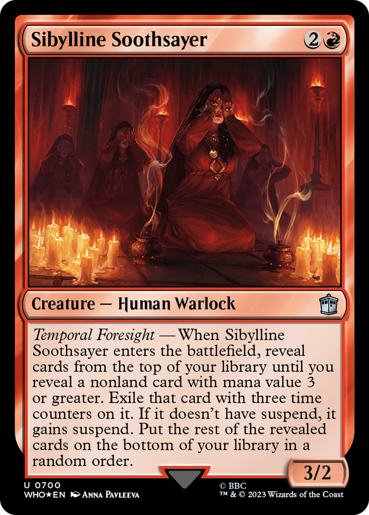 Sibylline Soothsayer (Surge Foil) [Doctor Who] | Good Games Adelaide SA