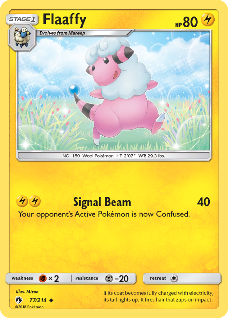 Flaaffy (77/214) [Sun & Moon: Lost Thunder] | Good Games Adelaide SA