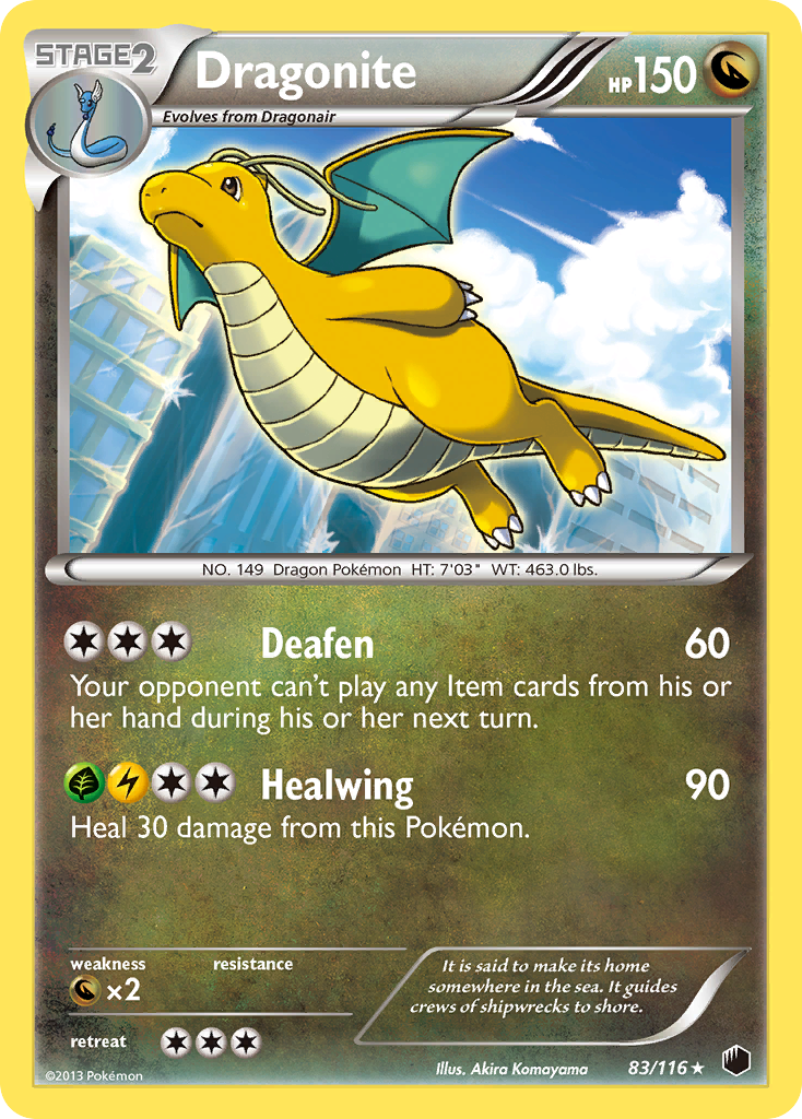 Dragonite (83/116) [Black & White: Plasma Freeze] | Good Games Adelaide SA