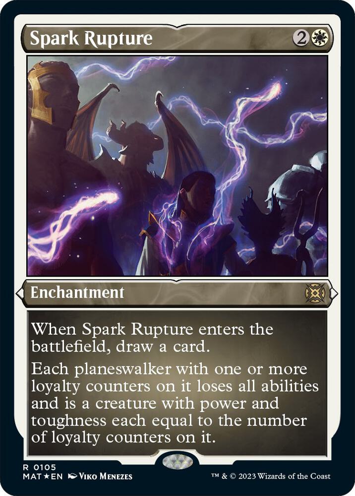 Spark Rupture Foil Etched 105 (March of the Machine: The Aftermath)  - Foil | Good Games Adelaide SA