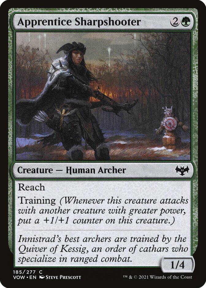 Apprentice Sharpshooter 185 (Innistrad: Crimson Vow)  | Good Games Adelaide SA