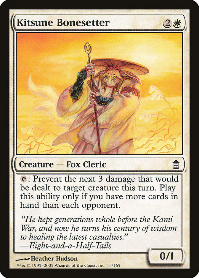 Kitsune Bonesetter 15 (Saviors of Kamigawa)  | Good Games Adelaide SA