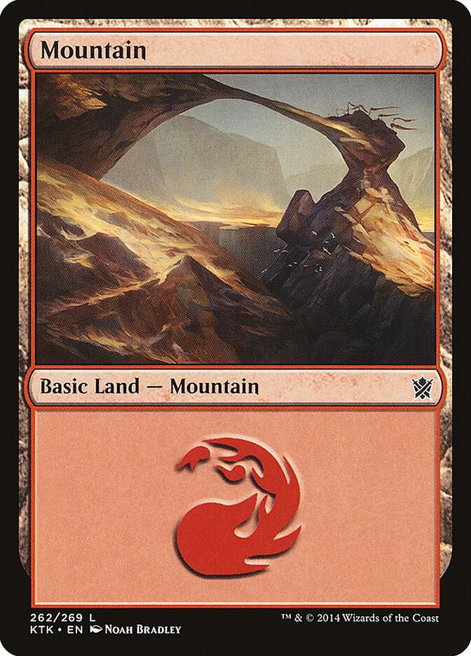Mountain 262 (Khans of Tarkir)  - Foil | Good Games Adelaide SA