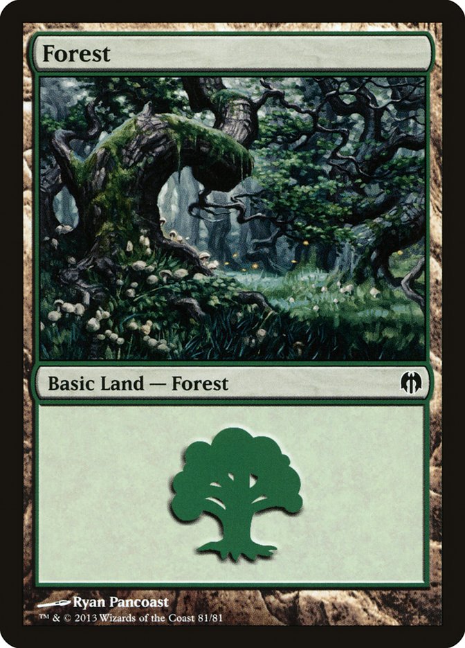 Forest (81) [Duel Decks: Heroes vs. Monsters] | Good Games Adelaide SA