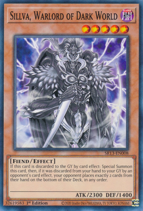 Sillva, Warlord of Dark World [SR13-EN008] Common | Good Games Adelaide SA