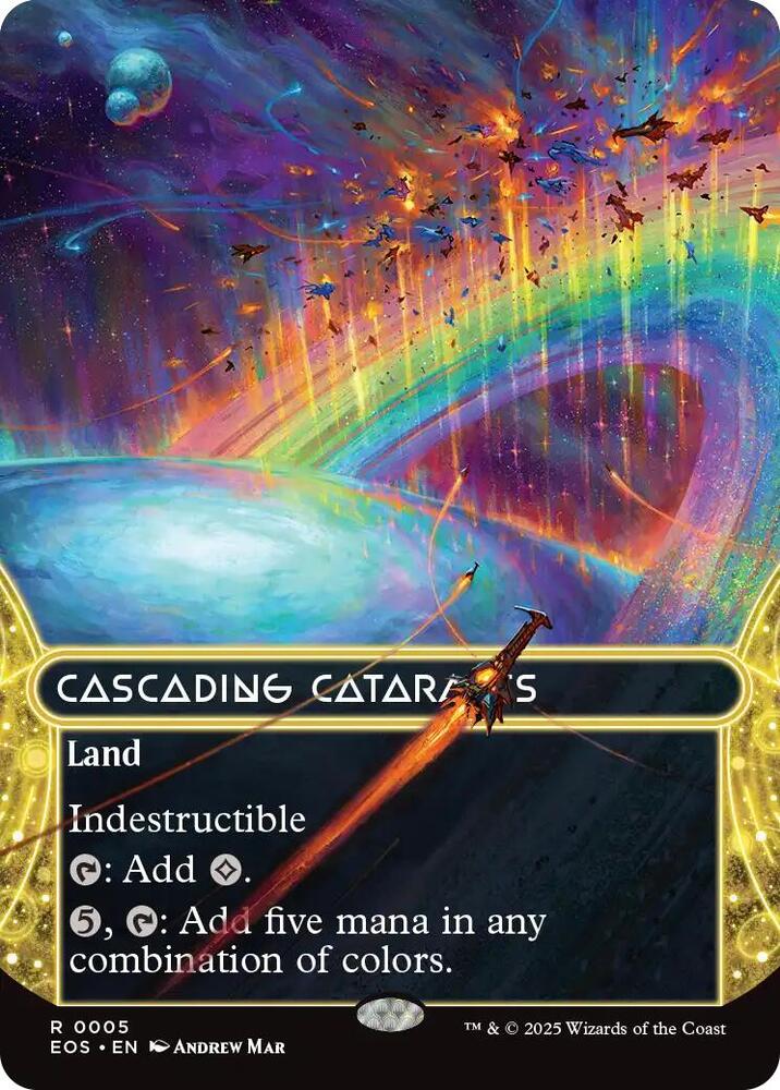 Cascading Cataracts  5/0 (Edge of Eternities: Stellar Sights)  - Borderless | Good Games Adelaide SA