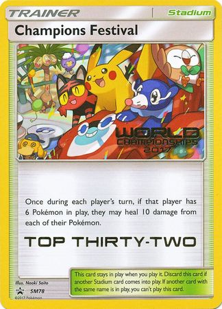 Champions Festival(SM78) (2017 Top Thirty Two) [Sun & Moon: Black Star Promos] | Good Games Adelaide SA