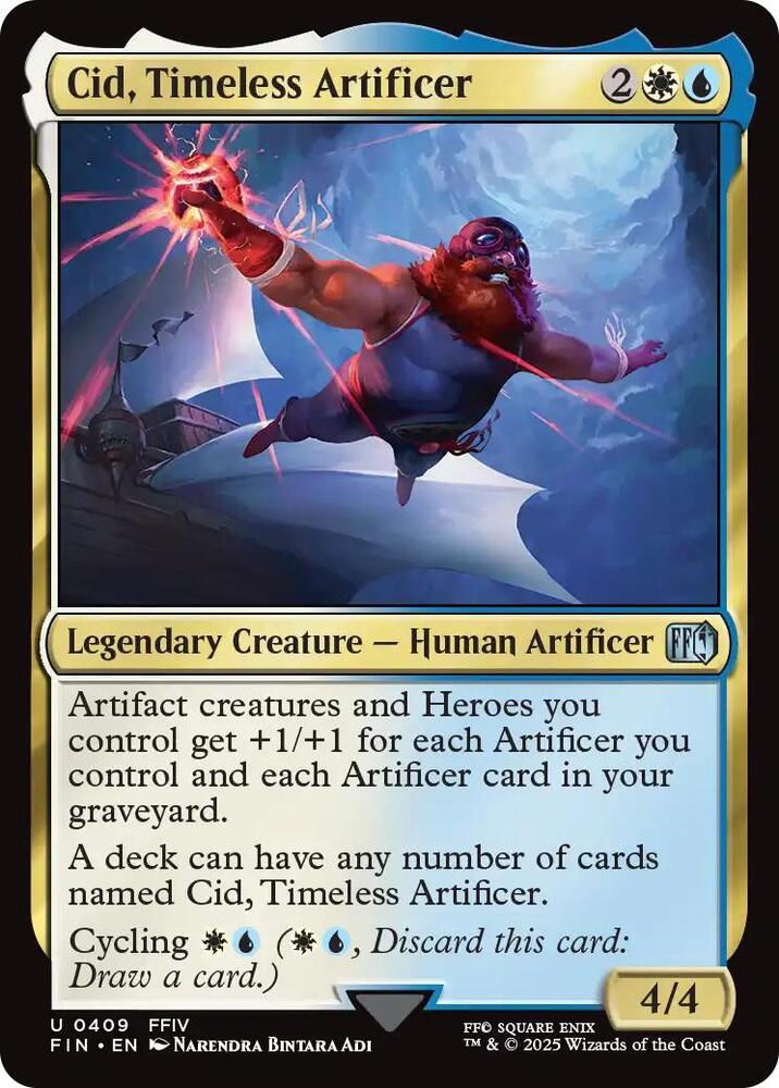 Cid Timeless Artificer 0409 409 (FINAL FANTASY)  - Foil | Good Games Adelaide SA
