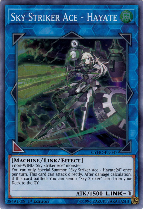 Sky Striker Ace - Hayate [CYHO-EN047] Super Rare | Good Games Adelaide SA