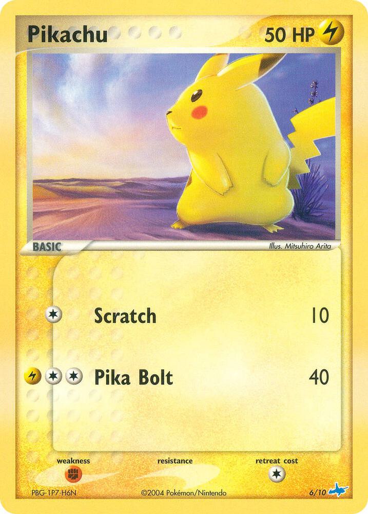 Pikachu 6/10 (EX Trainer Kit 1: Latias & Latios)  | Good Games Adelaide SA
