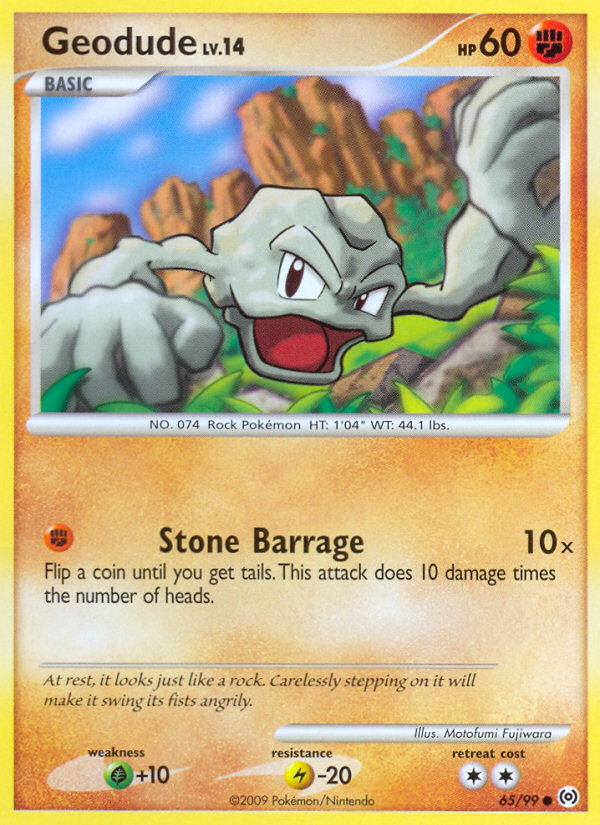 Geodude (65/99) [Platinum: Arceus] | Good Games Adelaide SA