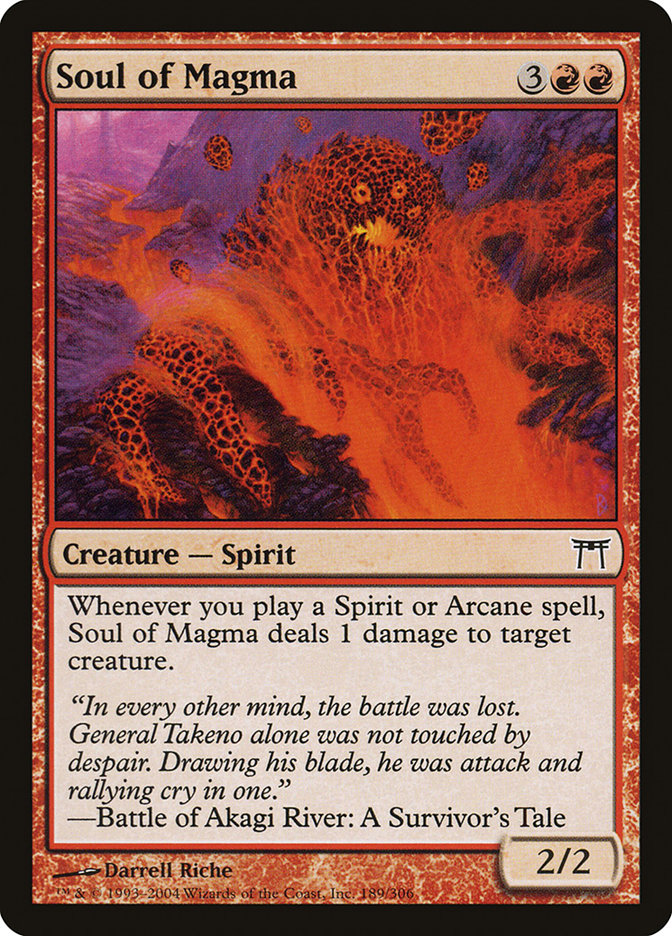 Soul of Magma 189 (Champions of Kamigawa)  - Foil | Good Games Adelaide SA
