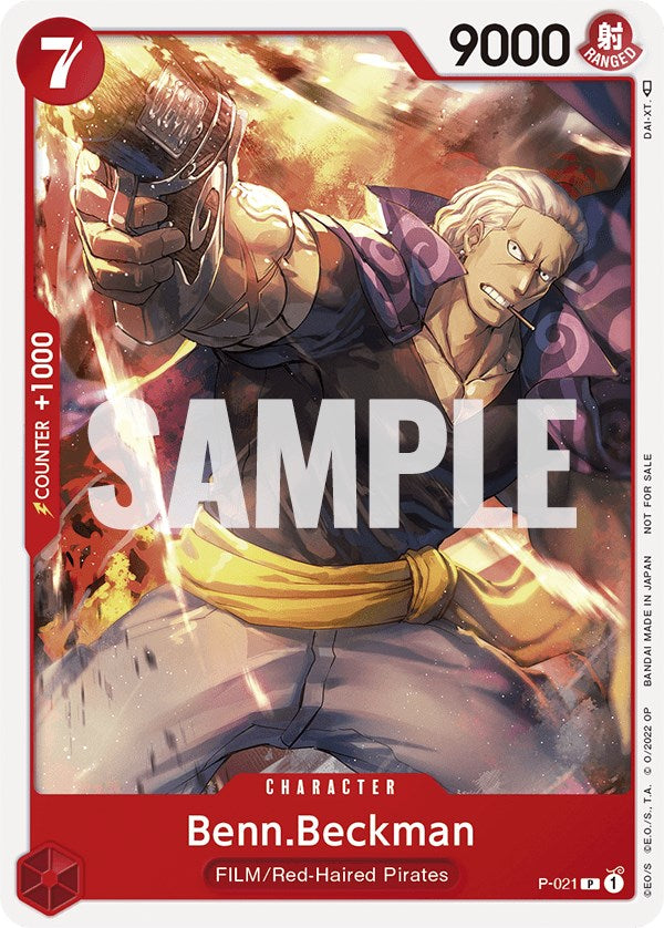 Benn.Beckman (One Piece Film Red) [One Piece Promotion Cards] | Good Games Adelaide SA