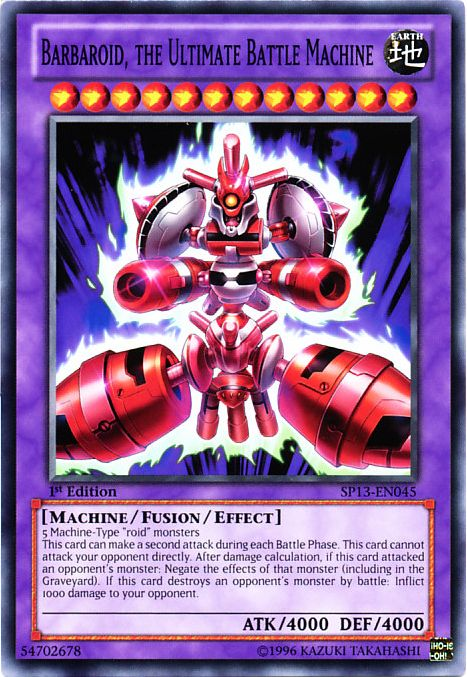 Barbaroid, the Ultimate Battle Machine [SP13-EN045] Common | Good Games Adelaide SA