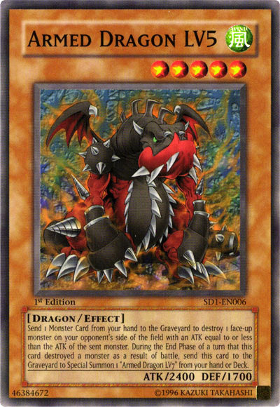 Armed Dragon LV5 [SD1-EN006] Common | Good Games Adelaide SA