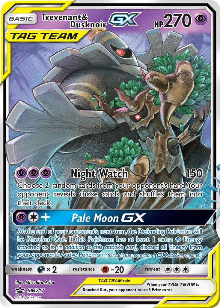 Trevenant & Dusknoir GX (SM217) [Sun & Moon: Black Star Promos] | Good Games Adelaide SA