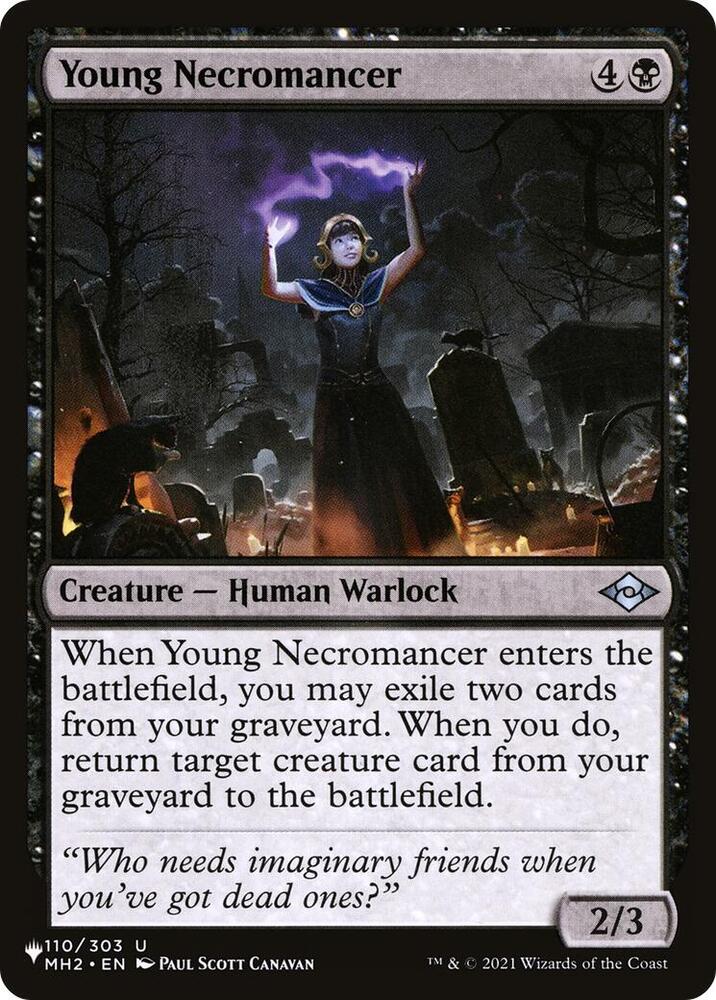 Young Necromancer 110/303 (The List Reprints)  | Good Games Adelaide SA