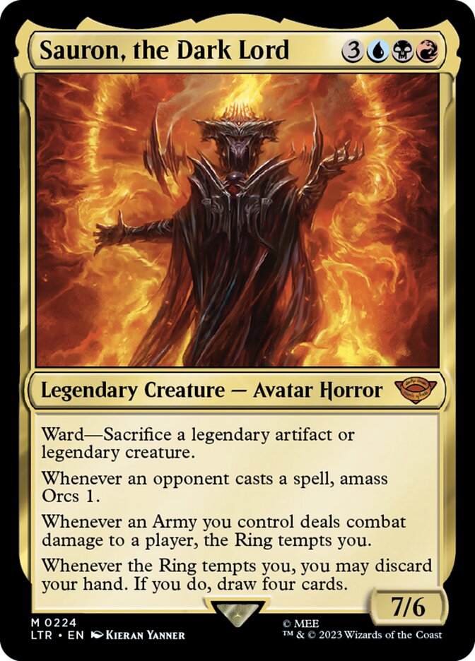 Sauron, the Dark Lord 224 (Universes Beyond: The Lord of the Rings: Tales of Middle-earth)  | Good Games Adelaide SA