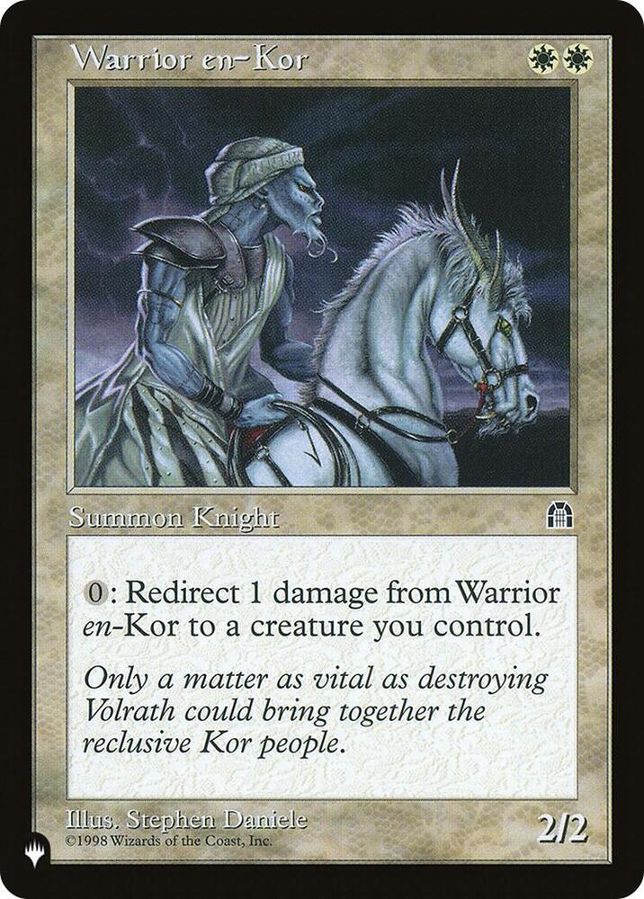 Warrior en Kor  (The List Reprints)  | Good Games Adelaide SA