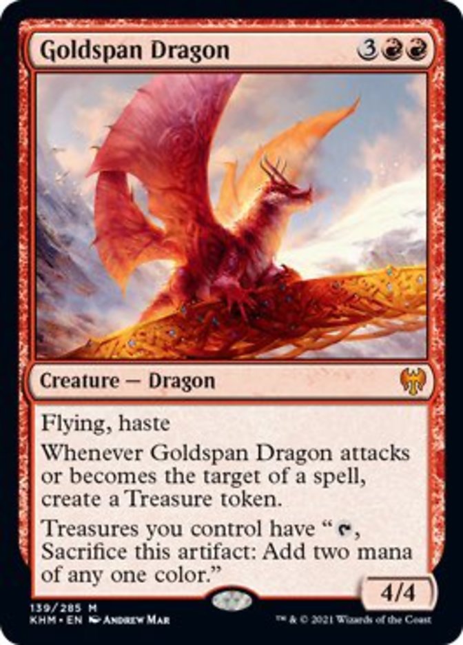 Goldspan Dragon [Kaldheim] | Good Games Adelaide SA