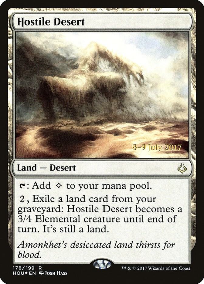 Hostile Desert 178 (Prerelease Cards)  - Foil | Good Games Adelaide SA