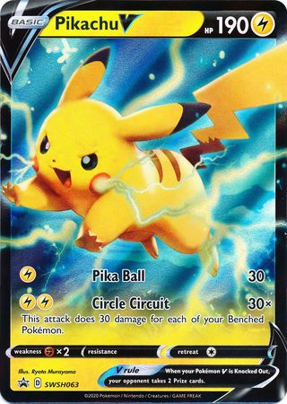 Pikachu V (SWSH063) [Sword & Shield: Black Star Promos] | Good Games Adelaide SA