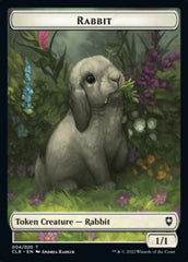 Treasure // Rabbit Double-sided Token [Commander Legends: Battle for Baldur's Gate Tokens] | Good Games Adelaide SA