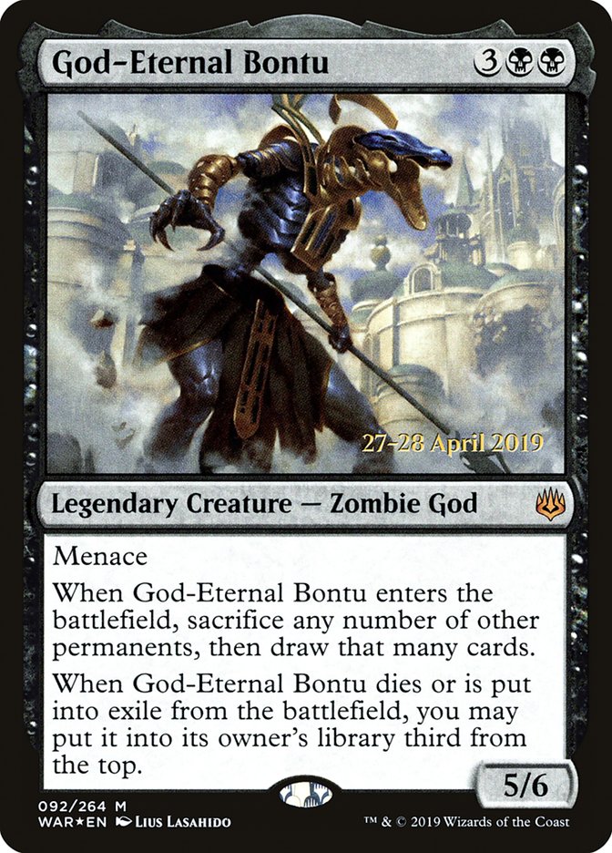 God-Eternal Bontu  [War of the Spark Prerelease Promos] | Good Games Adelaide SA