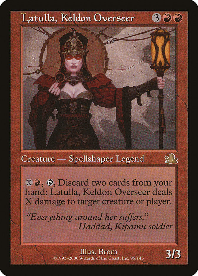 Latulla, Keldon Overseer 95 (Prophecy)  - Foil | Good Games Adelaide SA