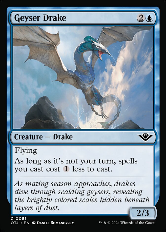 Geyser Drake 51 (Outlaws of Thunder Junction)  | Good Games Adelaide SA