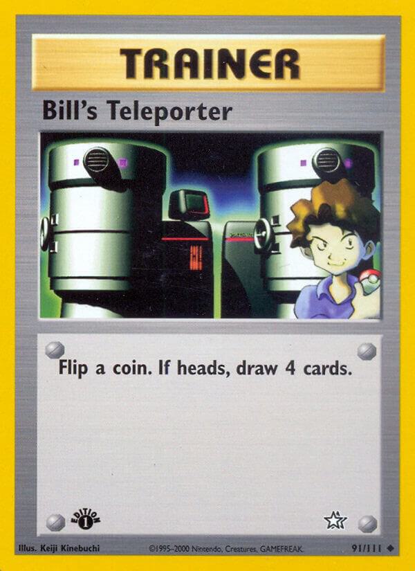 Bills Teleporter 091/111 (Neo Genesis)  - 1st Edition | Good Games Adelaide SA