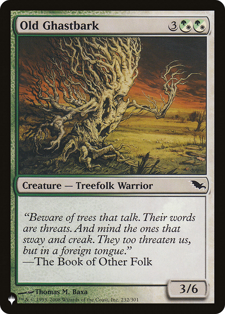 Old Ghastbark [The List] | Good Games Adelaide SA