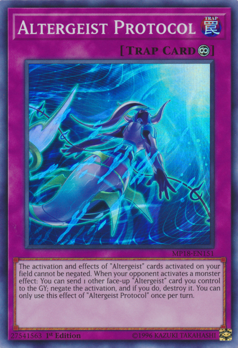 Altergeist Protocol [MP18-EN151] Super Rare | Good Games Adelaide SA