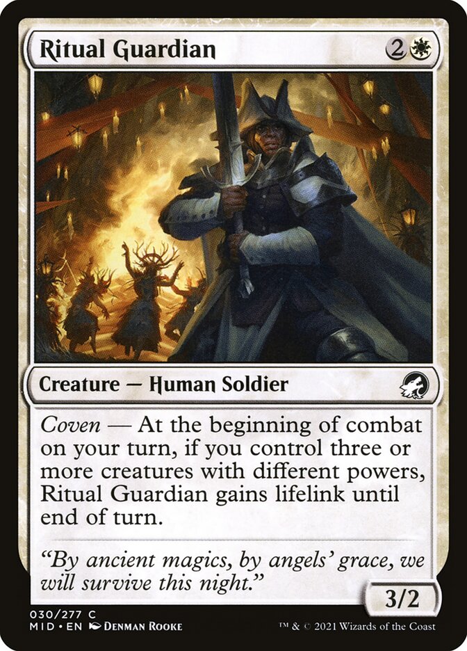 Ritual Guardian 30 (Innistrad: Midnight Hunt)  | Good Games Adelaide SA