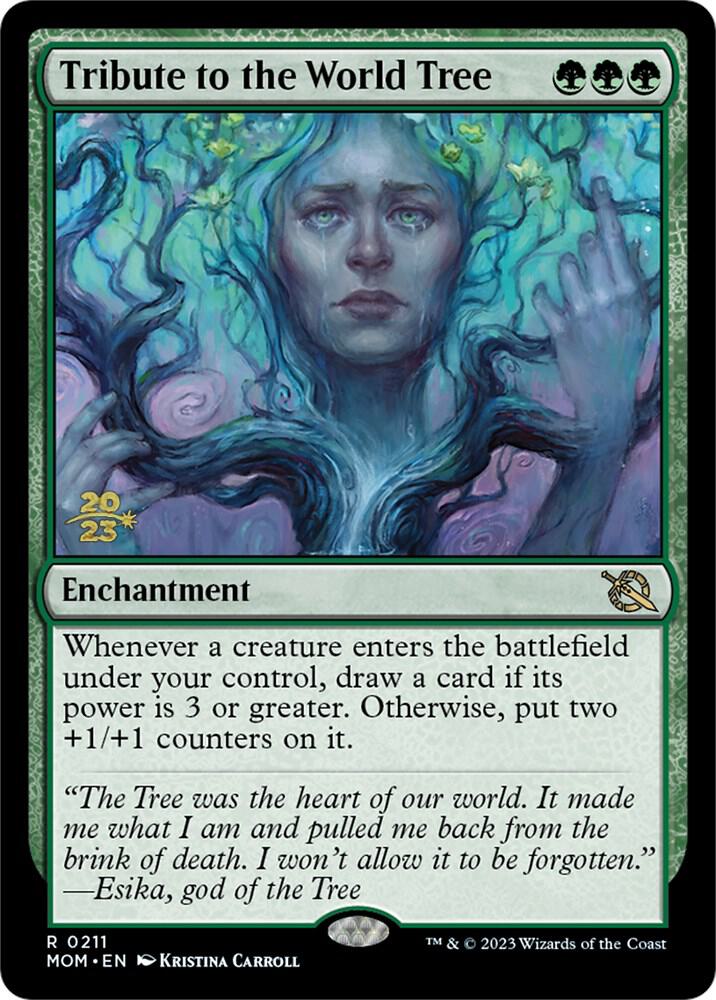 Tribute to the World Tree 211 (Prerelease Cards)  - Foil | Good Games Adelaide SA