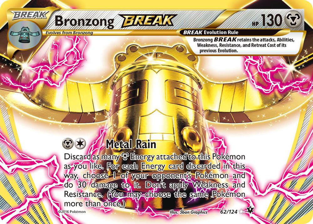 Bronzong BREAK 62/124 (XY - Fates Collide)  - Holofoil | Good Games Adelaide SA