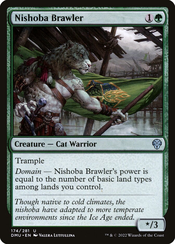 Nishoba Brawler 174 (Dominaria United)  - Foil | Good Games Adelaide SA