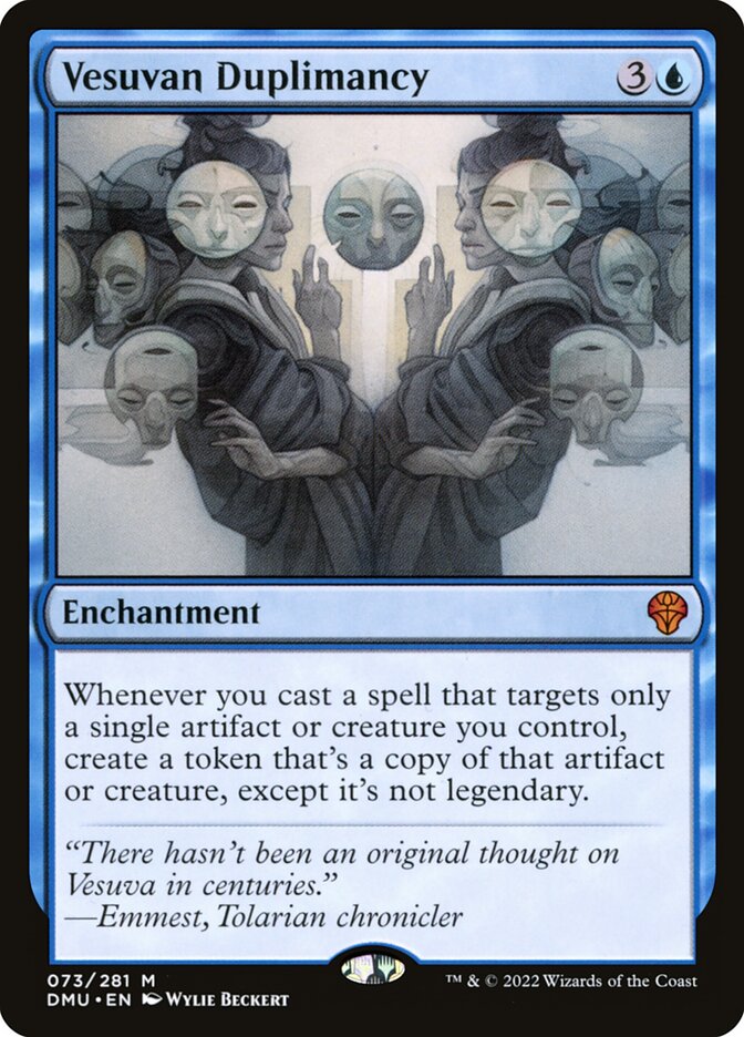 Vesuvan Duplimancy 73 (Dominaria United)  - Foil | Good Games Adelaide SA