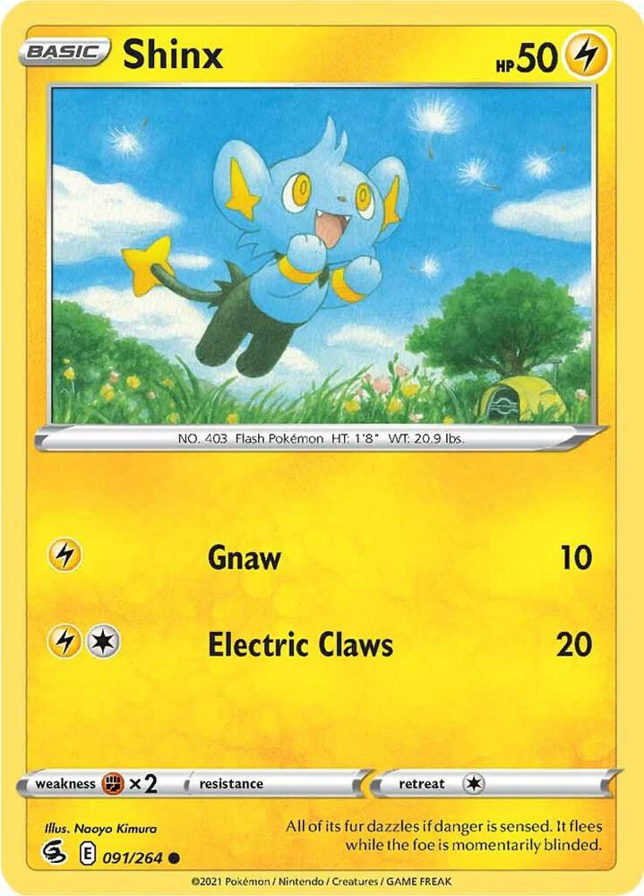 Shinx 091/264 (SWSH08: Fusion Strike)  | Good Games Adelaide SA