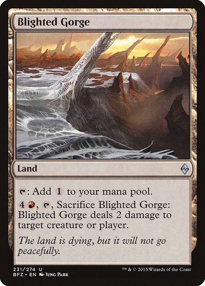 Blighted Gorge 231 (Battle for Zendikar)  | Good Games Adelaide SA