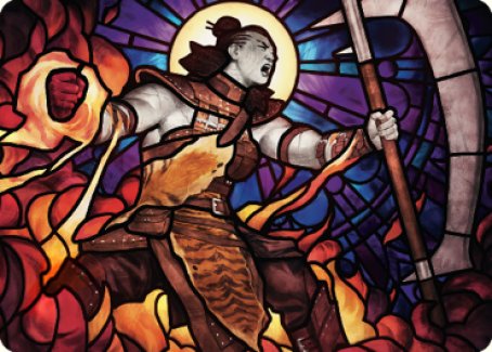 Garna, Bloodfist of Keld Art Card [Dominaria United Art Series] | Good Games Adelaide SA