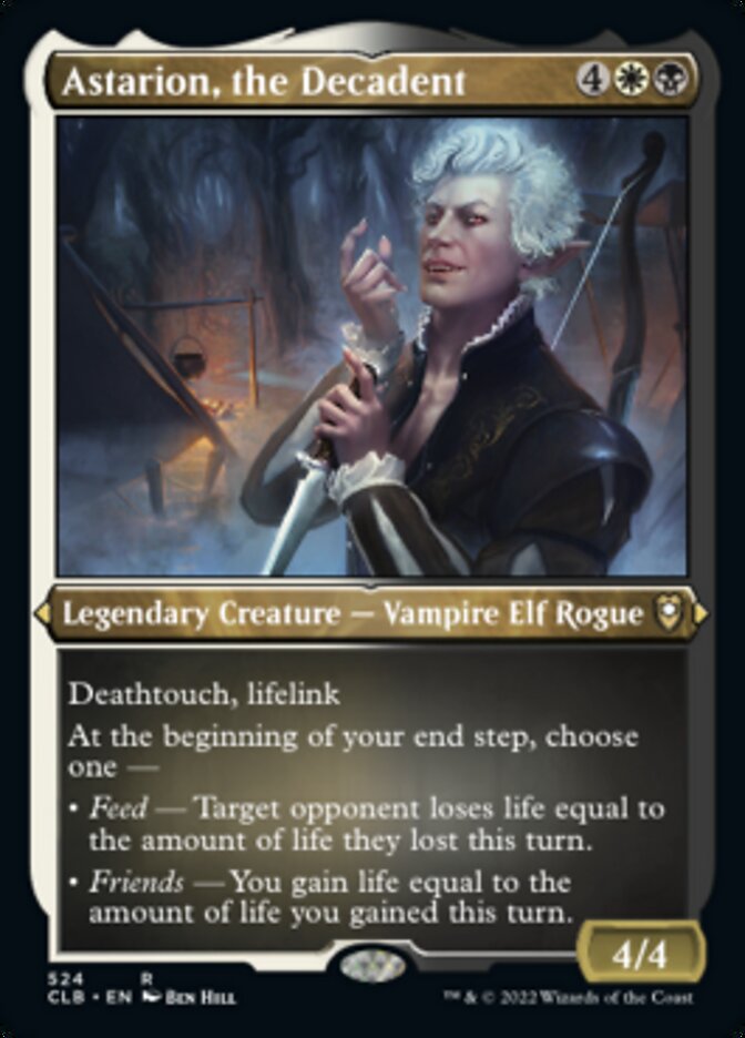 Astarion, the Decadent (Foil Etched) [Commander Legends: Battle for Baldur's Gate] | Good Games Adelaide SA