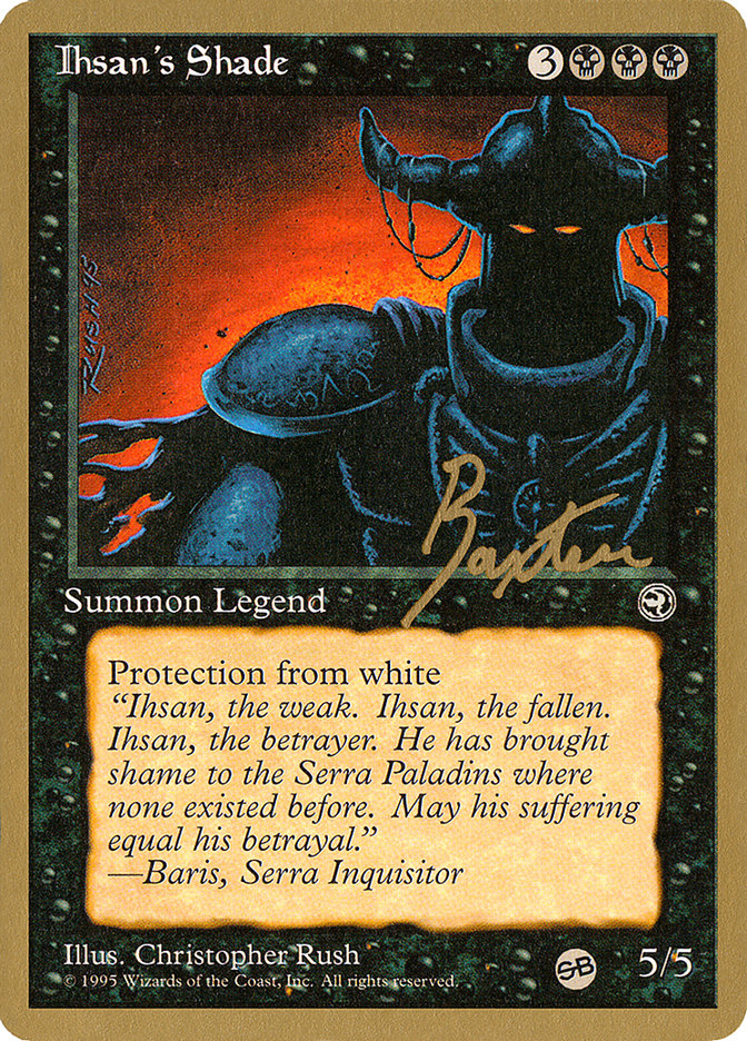 Ihsan's Shade (George Baxter) (SB) [Pro Tour Collector Set] | Good Games Adelaide SA