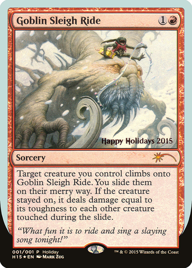 Goblin Sleigh Ride 1 (Special Occasion)  - Foil | Good Games Adelaide SA